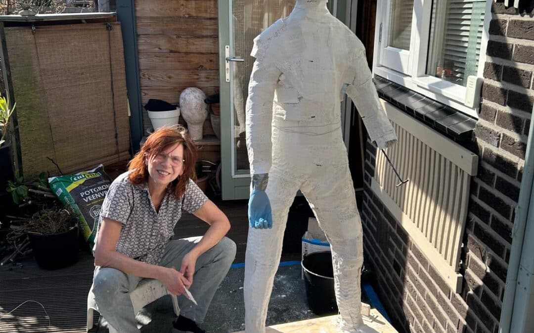 ‘The gardener’ in progress